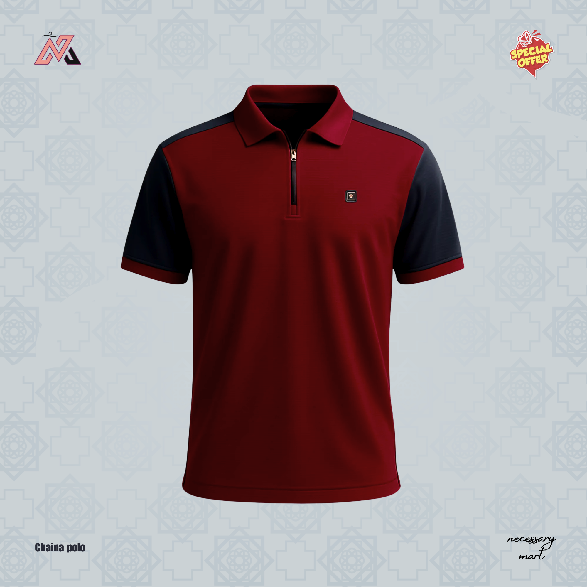 Primium Polo (Maroon)